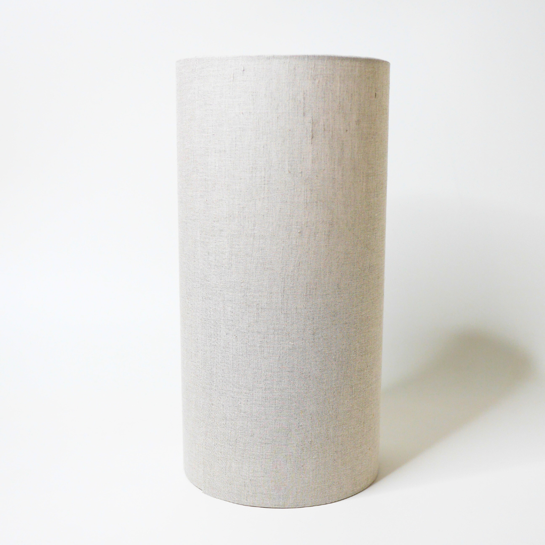Abat-Jour Tube Lin Naturel