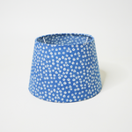 Abat-Jour Conique Bleu Fleuri