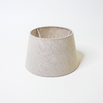 Abat-jour conique lin naturel beige