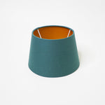 Abat-jour conique vert et or