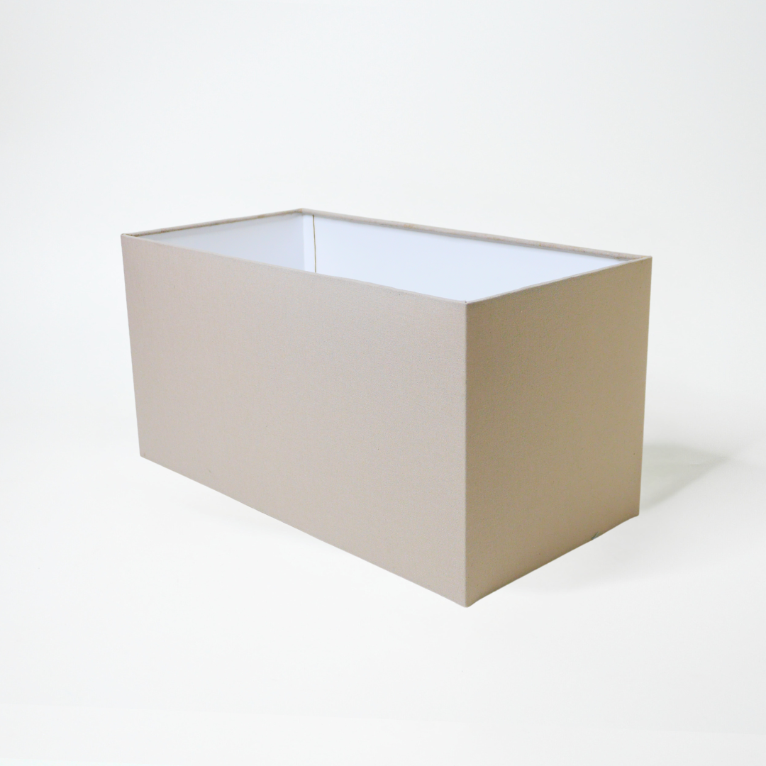 Abat-Jour Rectangulaire Beige | Chamade