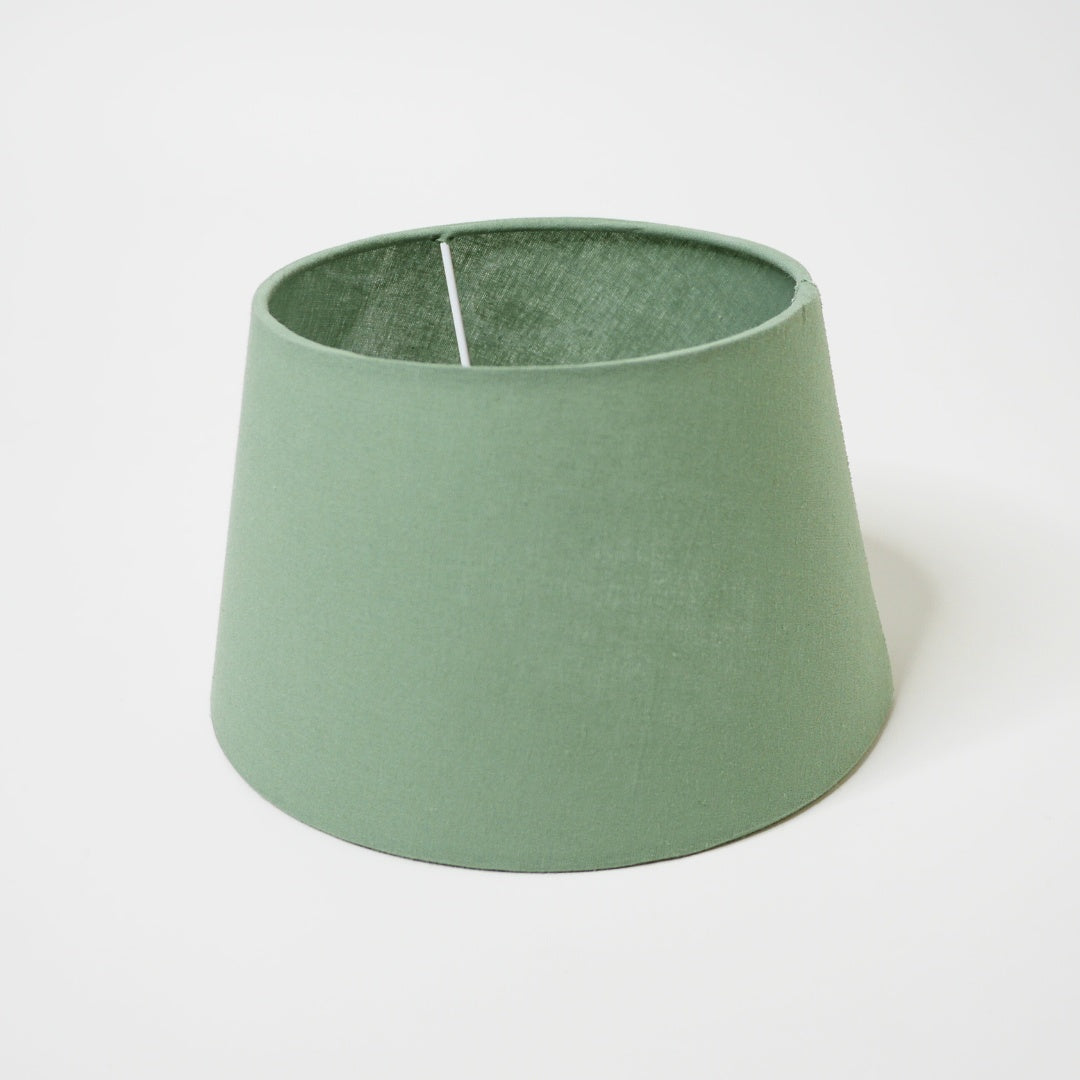 abat-jour conique vert sauge