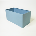 abat-jour rectangulaire bleu clair