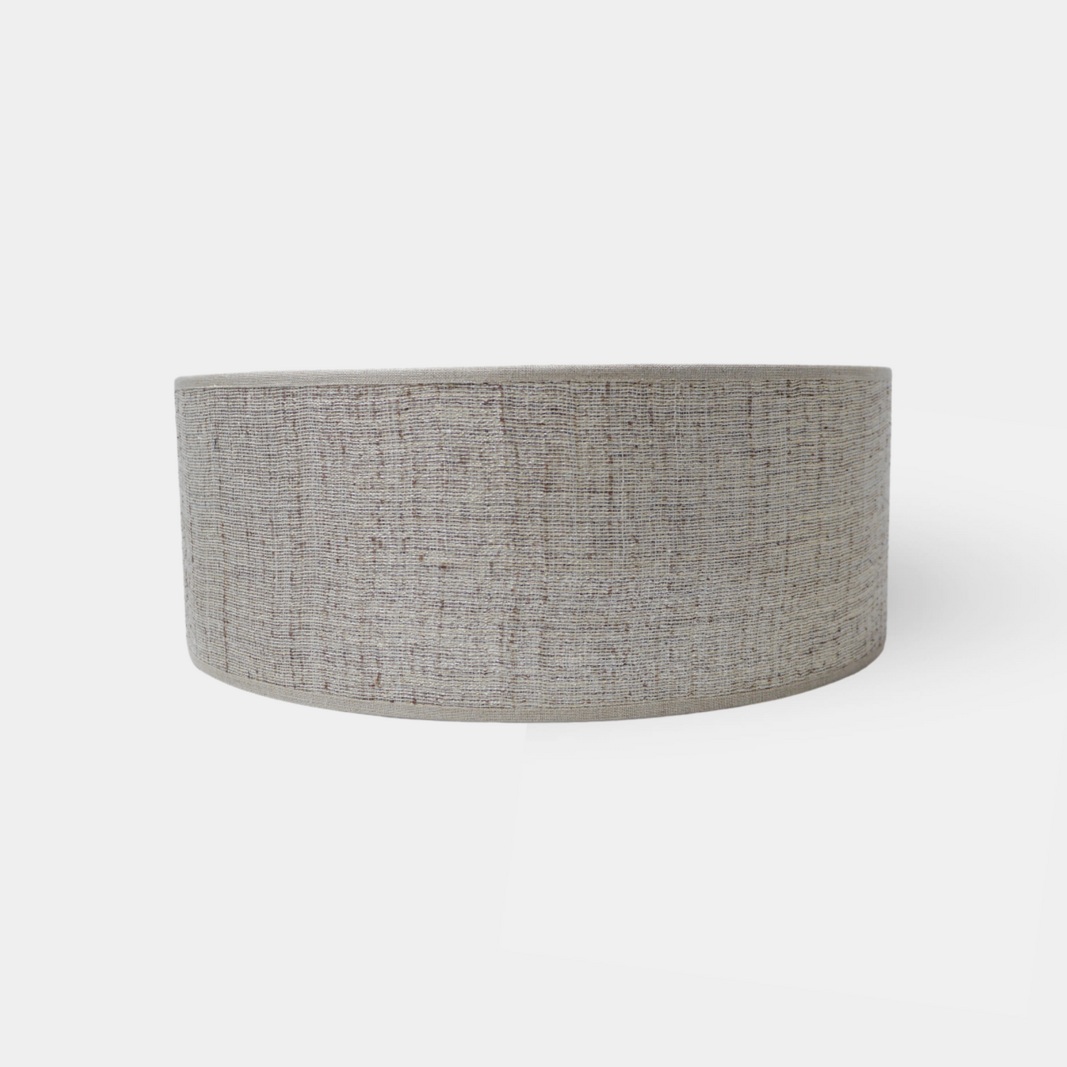 Abat-Jour Cylindrique Taupe Savoy avec Fils Bronze