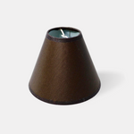 abat-jour à pince marron