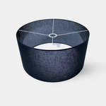 Abat-Jour Cylindrique Noir Transparent