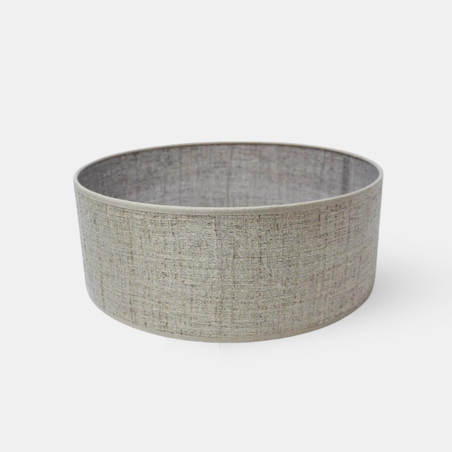 Abat-Jour Cylindrique Taupe Savoy avec Fils Bronze