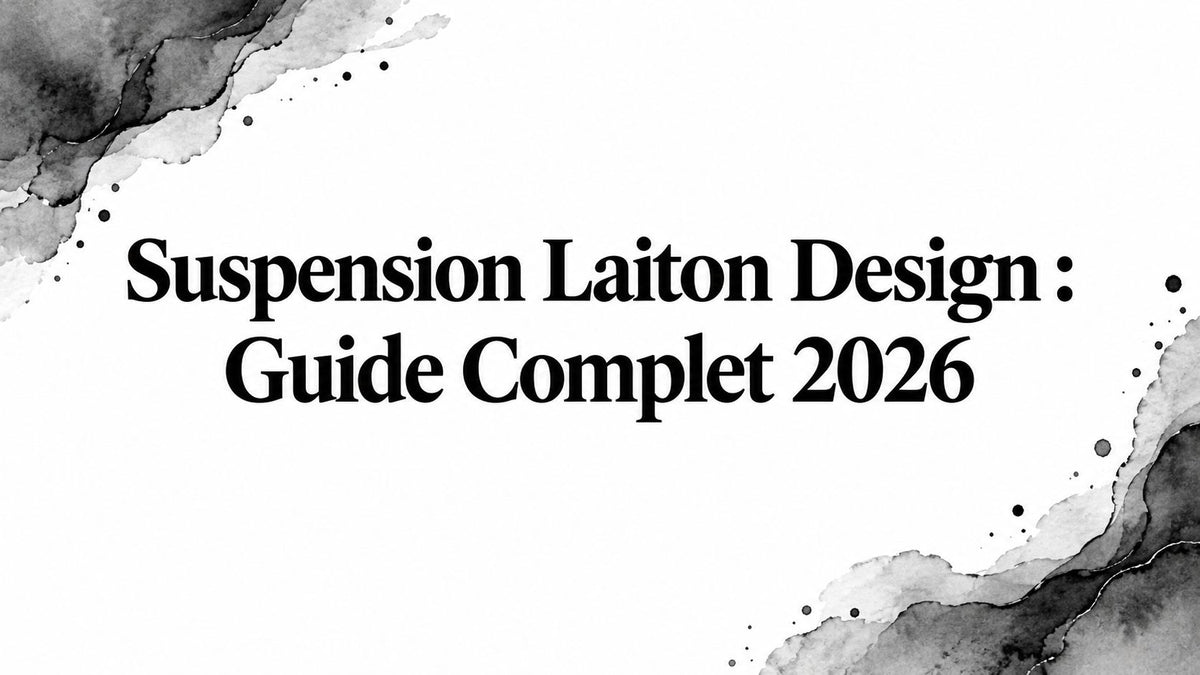 Suspension Laiton Design : Guide Complet 2026