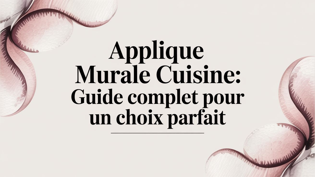 Applique murale cuisine: Guide complet pour un choix parfait