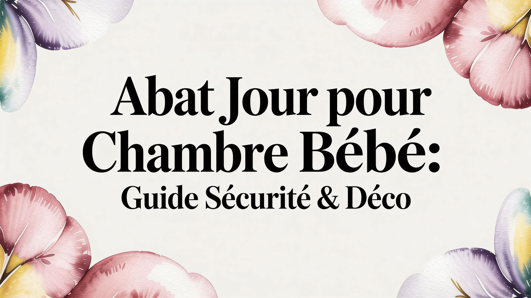 Abat jour pour chambre bebe: Guide sécurité & déco