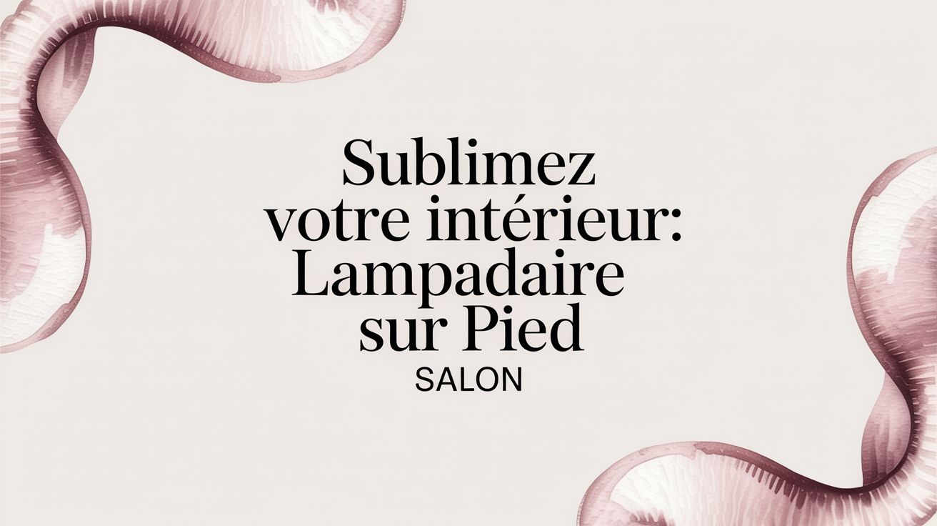 Sublimez votre intérieur: Lampadaire sur pied salon