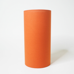 Abat-jour Tube Orange en 100% Coton