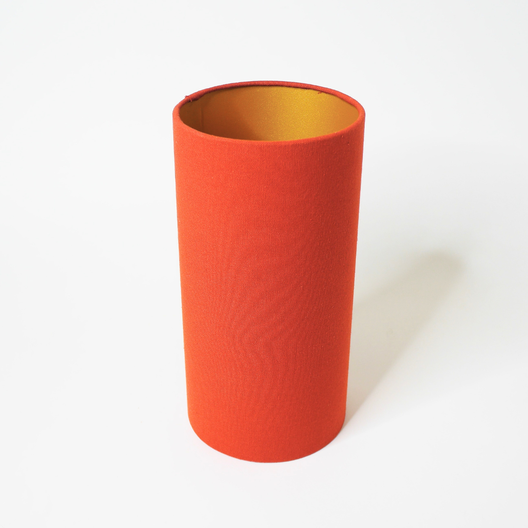 Abat-jour Terracotta avec intérieur doré