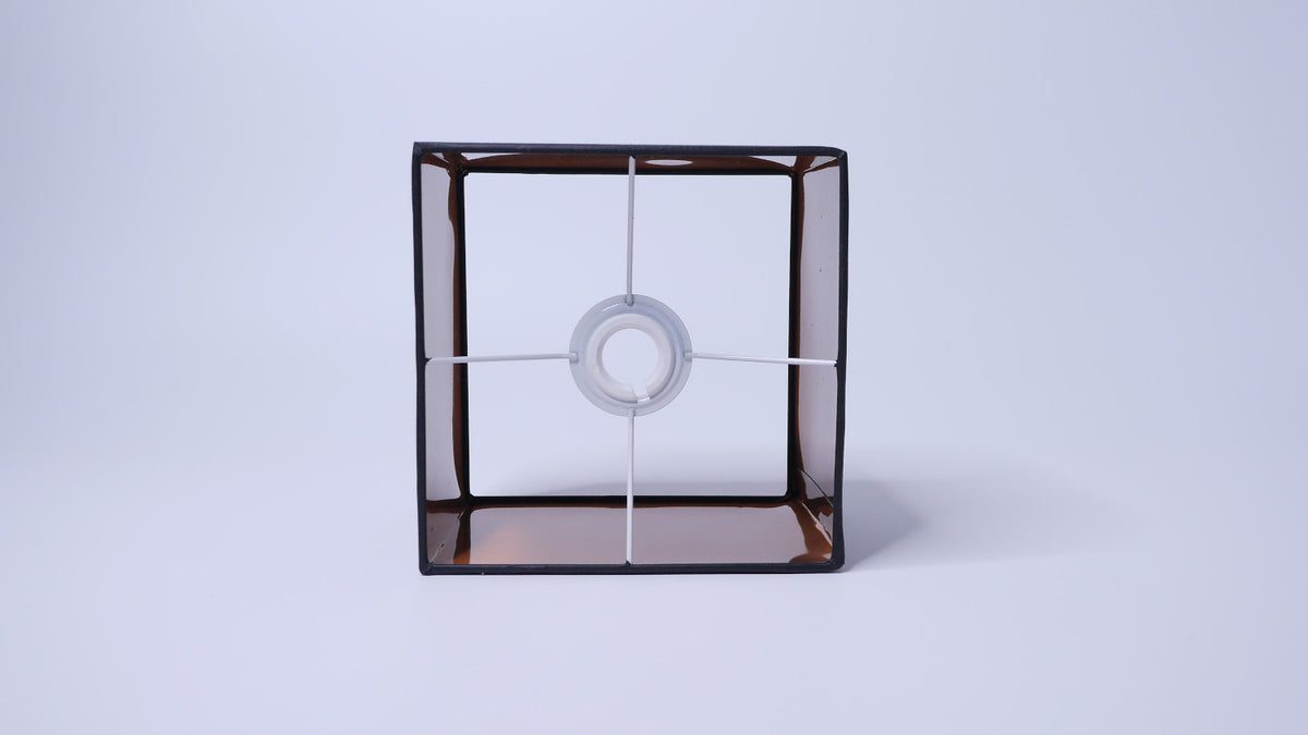 Abat-jour en métal, abat-jour carré abat-jour moderne pour lampe de table et lampadaire, 4,5 X 4,5 X 7,9 pouces Abat-jour en métal, abat-jour carré abat-jour moderne pour lampe de table et lampadaire, 4,5 X 4,5 X 7,9 pouces