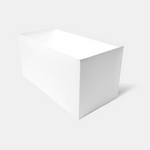 abat-jour rectangulaire blanc